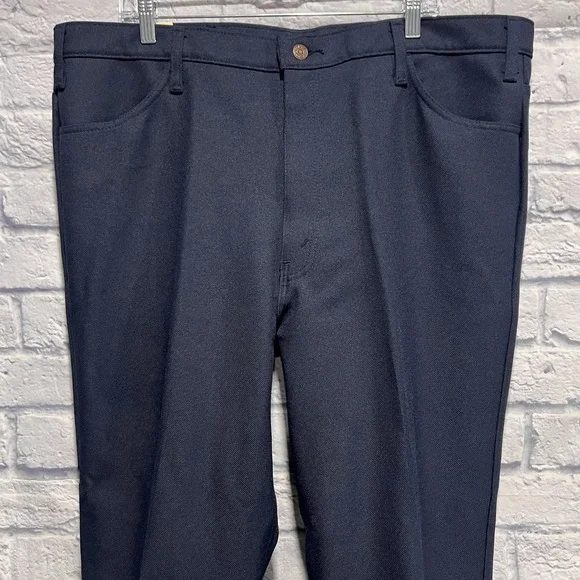 NWT Vintage‎ Levis Pants Men Navy Blue Saddleman Boot Jean Western Cowboy 41X30